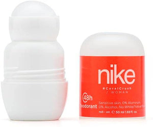 Nike Coral Crush Womens Deodorant Roll-On 50ml 48 Hour Sensitive Skin