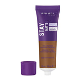 Rimmel Stay Matte Full Coverage Foundation Deep Noisette 30ml