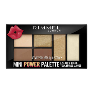 Rimmel Mini Power Eye Shadow Palette Sassy 002 - Eye, Lip & Cheek