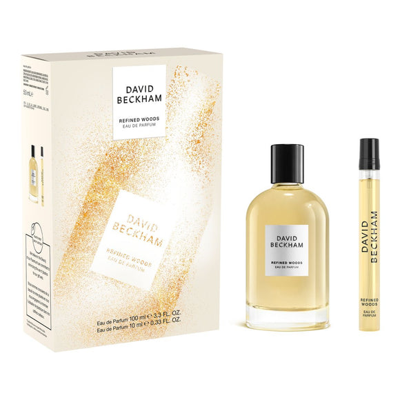 David Beckham Refined Woods Mens Gift Set 100ml Edp + 10ml Edp