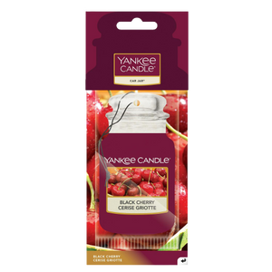 Yankee Candle 2d Hanging Car Air Freshener Black Cherry Scent