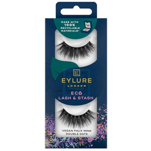 Eylure Eco Lash & Stash Double Date Vegan Faux Mink False Eyelashes