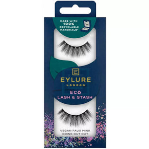 Eylure Eco Lash & Stash Going Out Out Vegan Faux Mink False Eyelashes