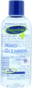 6 x AquaSan Hand Cleanser High Alcohol Hand Gel 100ml