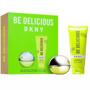 Dkny Be Delicious Womens Gift Set 30ml Edp + 100ml Body Lotion