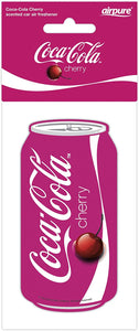 Coca Cola 2d Hanging Car Air Freshener - Cherry Scent