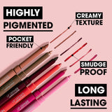 Collection Smooth Long Lasting Lip Definer Lip Liner - 06 Heated