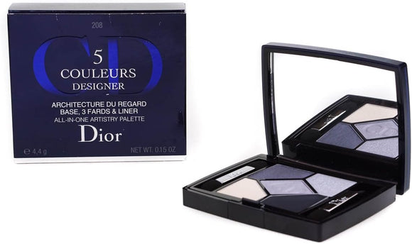 Dior 5 Colours All In One Professional Eye Palette 208 Navy Design