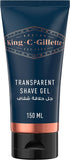King C Gillette Transparent Shaving Gel Professional 150ml