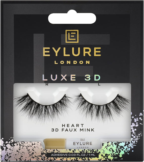 Eylure Luxe 3D Faux Mink Heart Reusable Eyelashes