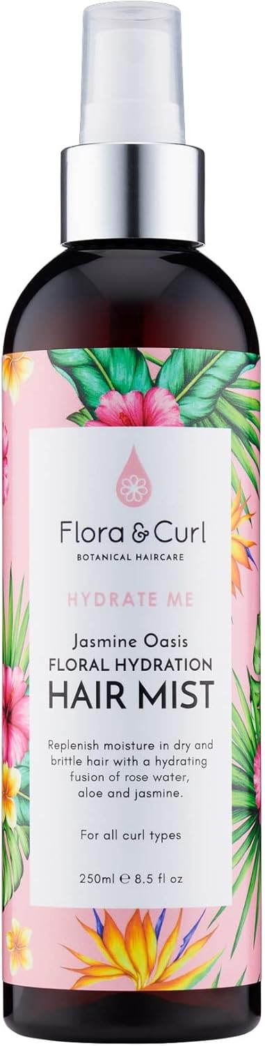 Flora & Curl Hydrate Me Hair Mist Jasmine Oasis Hydrating 250ml