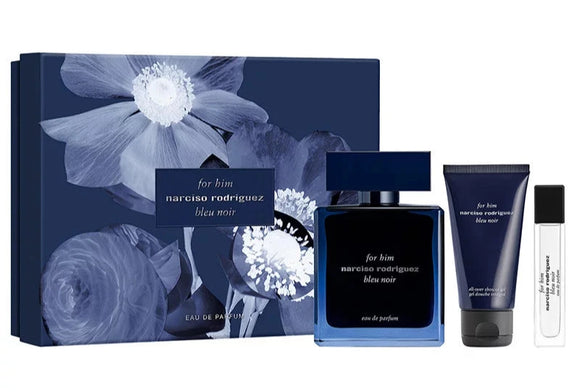 Narciso Roriguez gift set mens perfume Bleu Noir availabel at Cosmetics Corner