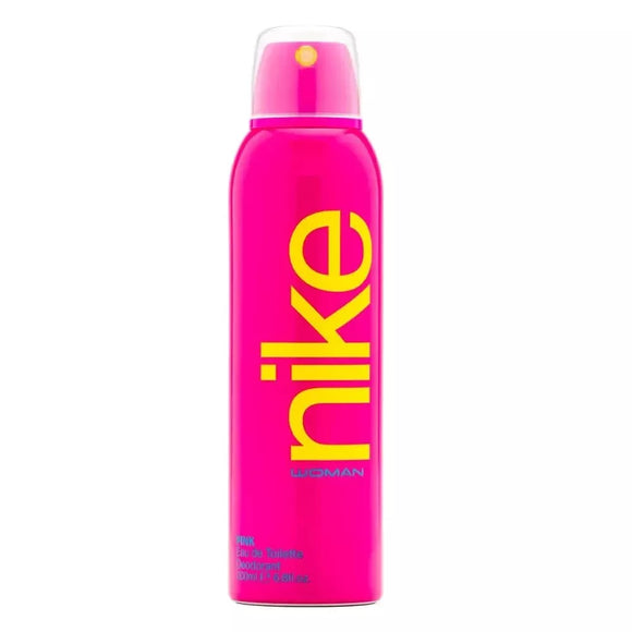 Nike Woman Pink Deodorant 24h No White Marks Or Stains 200ml Edt