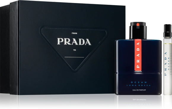 Prada Luna Rossa Ocean Gift Set 100ml Edp + 10ml Edp