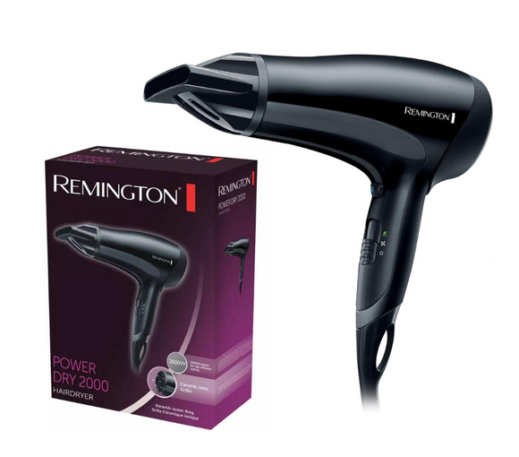 Remington Professional Salon Hair Dryer Power Dry 2000W