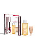 Clarins Wonder Mascara Set 50ml Cleansing Oil + 3ml Eye Smoother + 8ml Mascara