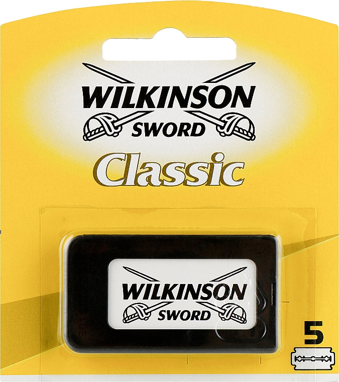 Wilkinson Classic Double Edge Razor Blades - Pack of 5 – Cosmetics Corner